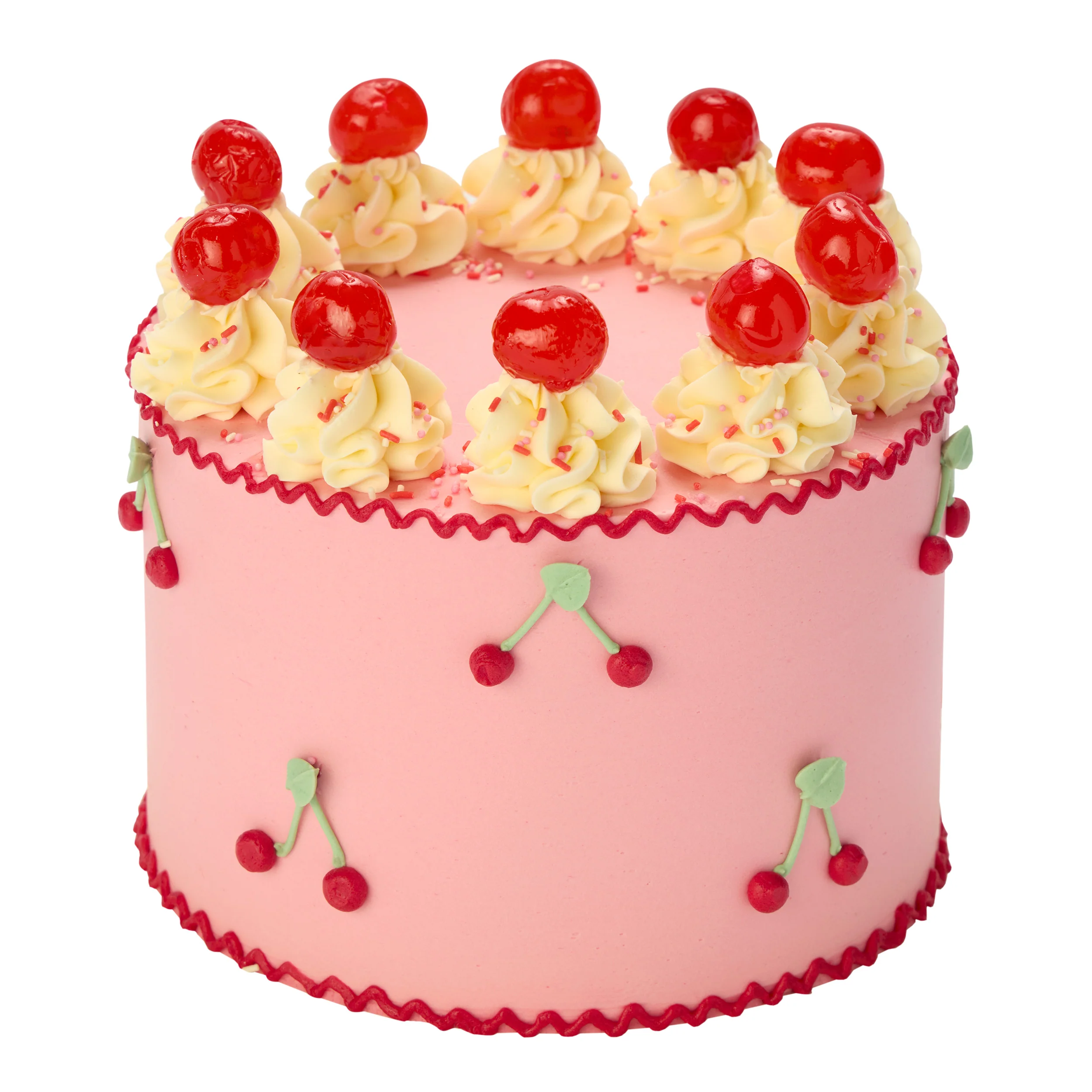 Cherry On Top Vanilla Cloud Cake