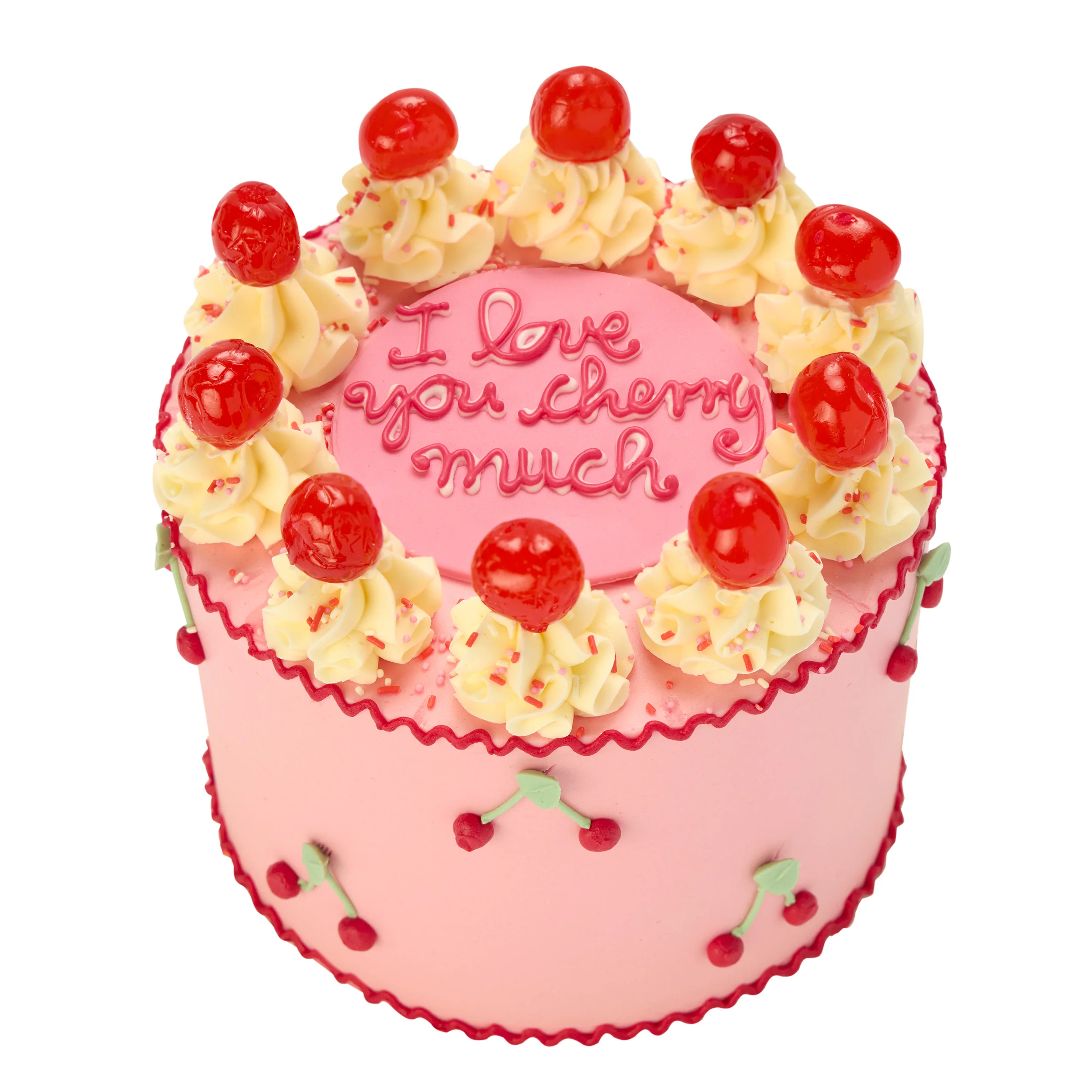 Cherry On Top Vanilla Cloud Cake - Image 2